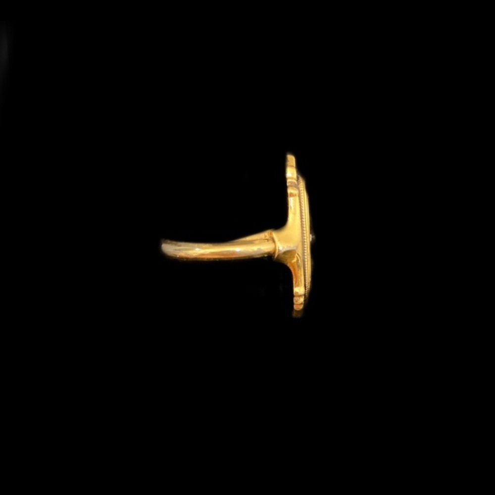 SOLD 1976 VINTAGE Gold Plated Ring - Picture 2 of 3